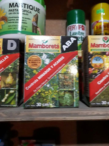 Imagen 3 de 5 de Mamboreta Aba Insecticida Minador Y Acaros 30cm3