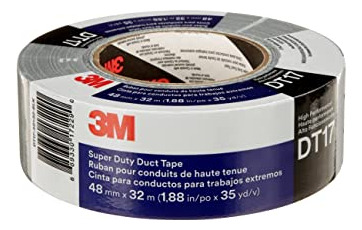 3m Super Duty - Cinta Adhesiva Dt17, Color Negro, Ultra Gru