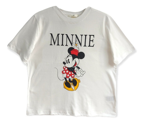 Remera Disney H&m Original Importada Minnie Mujer Talle S