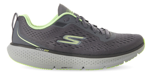 Zapatillas Skechers Go Run Pure 3 Hombre Running Gris