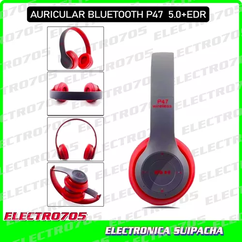 Auricular Vincha P47 Wireless Bluetooth V5.0 + Tfcard