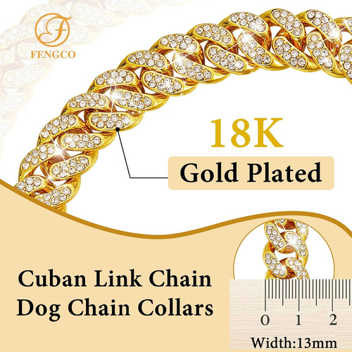 Lujoso Collar Para Perro Correa Resistente Comoda Mascotas