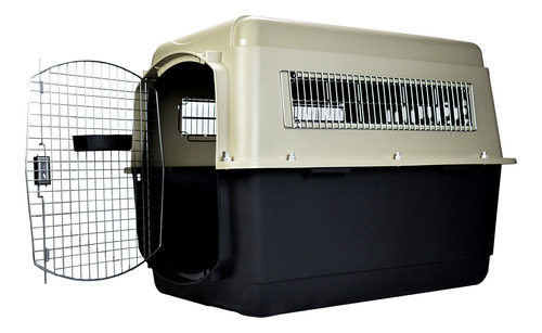Petmate vari kennel ultra 102x68x76 transportadora jaula perro color taupe black
