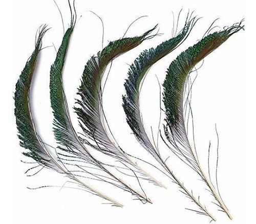 Wanjin Pluma Pavo Real Blanqueada Teñida In Para Idade Boda