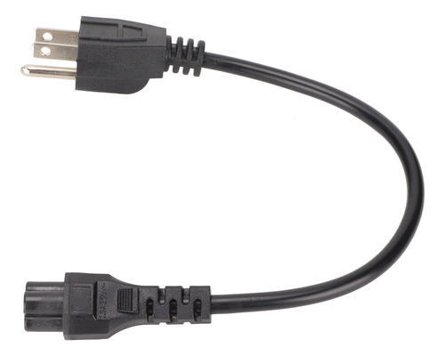 Cable Corto De Alimentación Ac 515p A Iec320 C5 Hembra 18 Aw