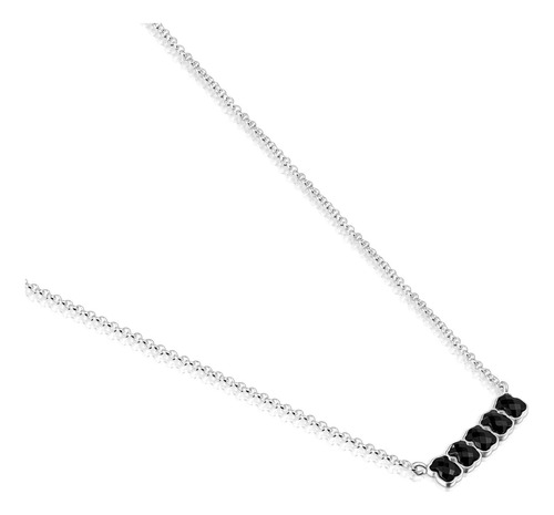 Collar Tous Mini Onix De Plata Con Ónix