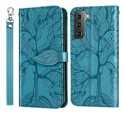 Funda Para Galaxy S23 R-azul 6.1 PuLG Piel Sintetica