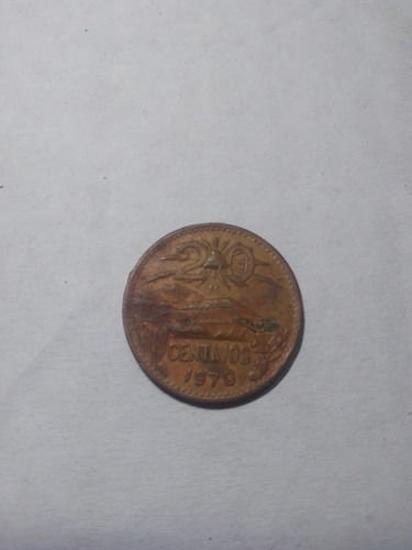 Moneda 20 Centavos De 1970