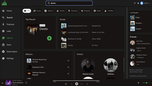 Script Php - Site De Streaming De Música, Podcast E Rádio.