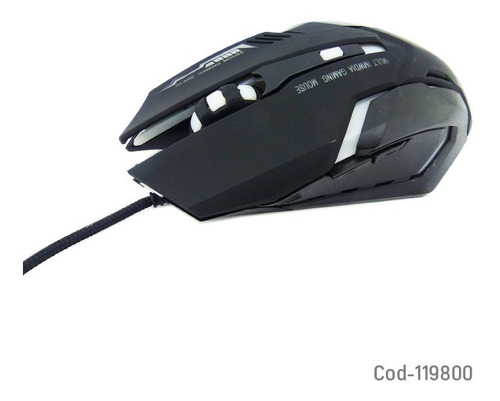 Mouse Gamer Banda G1, 6 Botones, Con Luz, Alta Calidad. 