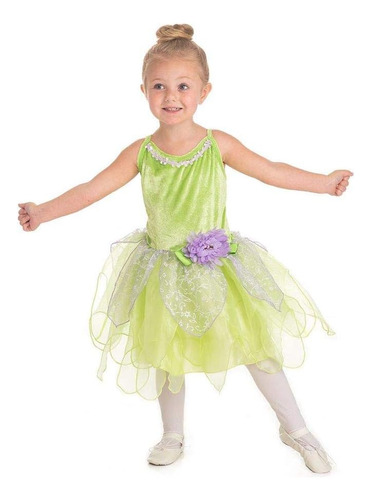 Disfraz De Hada Tinkerbell De Little Adventures (edad Grande