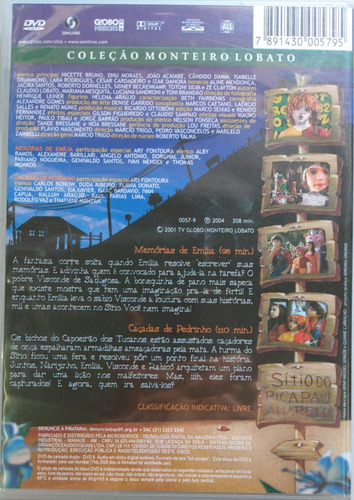 Sítio Do Picapau Amarelo Memória De Emília/caçadas De Pe Dvd (Usado)