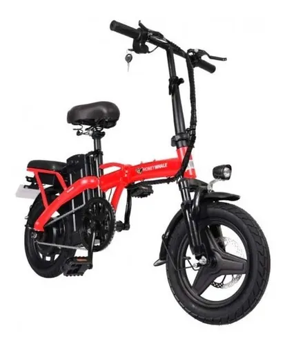 Bicicleta Eléctrica Plegable Honey Whale F6 Rojo