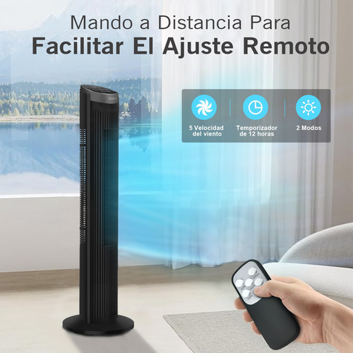 Ventilador De Torre 40 Pulgadas 100cm Con Control Remoto