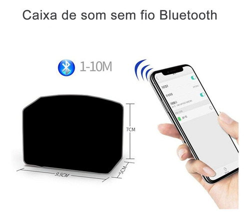 Imagem 4 de 9 de Caixa De Som Portatil Retro Vintage Bluetooth Lt-s005 Preto
