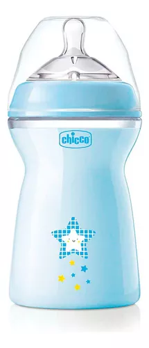 Chicco Biberon Benessere Per Bimba Con Tettarela En Silicona 0M+ 11.2 fl oz