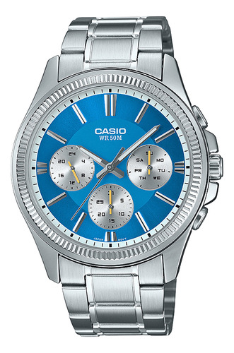 Reloj Casio Mtp-1375d-2a2 Acero Hombre Plateado