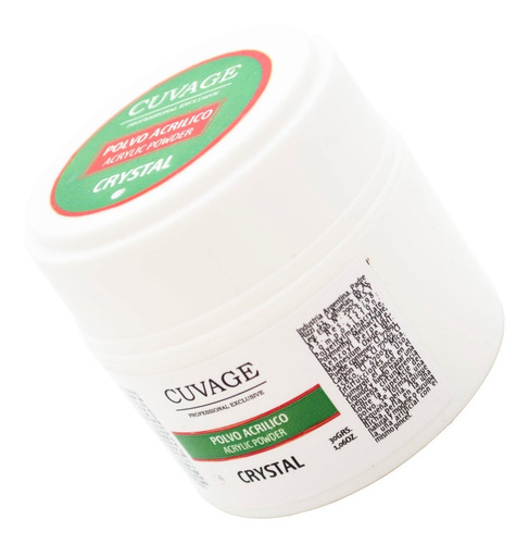 Cuvage Polímero Polvo Acrílico Uñas Esculpidas Manicuría 30g