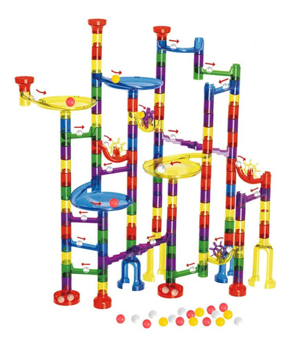 Wtor Marble Run Super Set Juguetes Marmol Laberinto Juego Ed