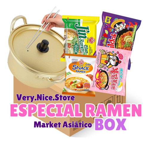 Especial Ramen Box - Fideos Instantáneos - Olla Coreana 