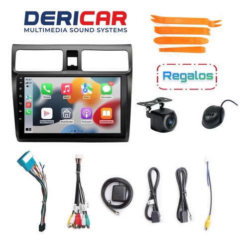 Estéreo Suzuki Swift 4+64 Carplay Android Auto 06-11 8core