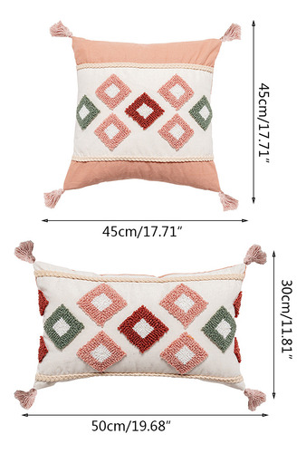 (b) Funda De Cojín De Estilo Lujoso Para Funda Square T
