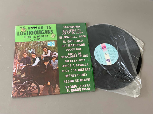 Disco De Acetato Los Hooligans 15 Éxitos