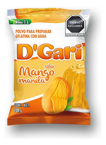 192 Sobres Gelatinas D'gari Sabores Surtidos Gari