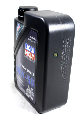 Aceite Liqui Moly 4t 20w50 Mineral Sn Plus/ma 1l