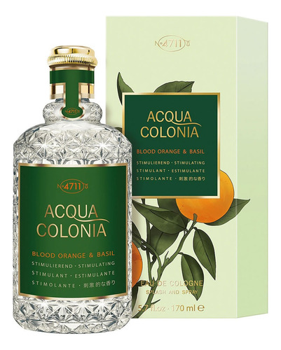 Perfume 4711 Acqua Colonia Naranja Roja Albahaca 170ml