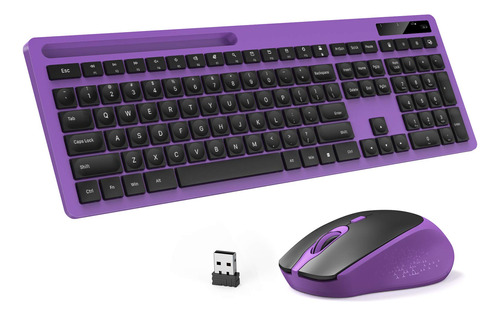 Combo De Teclado Y Mouse Inalambricos: Teclado Con Soporte