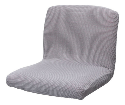 Slipcover Sillas, protectores de silla de poliéster, color gris claro, taburete