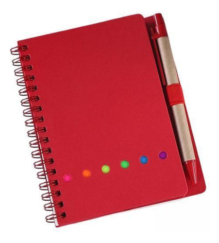 5 Cuaderno De Escritura De Viaje Con Pegatina Para Rojo