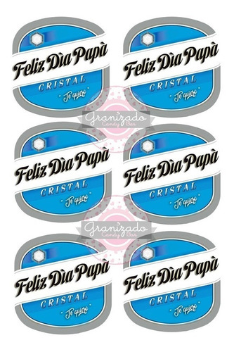 Etiqueta Personalizada Dia Del Padre Para Imprimir | MercadoLibre