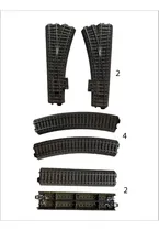 Comprar Set Vías Tren Marklin 2 Rectas 4 Curvas 2 Desvíos Impecables