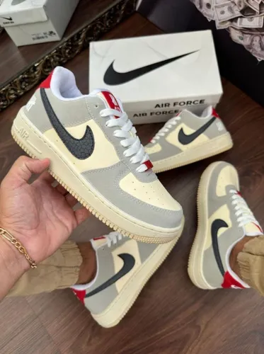 Nike air force bege masculino sales