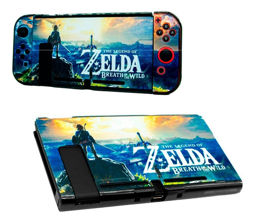 Imagen 2 de 8 de Case Protector Para Nintendo Switch Slim Legend Of Zelda