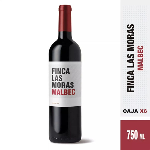 Vino Finca Las Moras Malbec Caja X6 