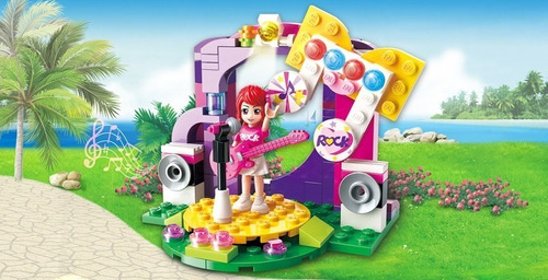 Escenario Musical Juguete Para Armar Bloques Ladrillos Cantidad De Piezas 90 Versión Del Personaje C2011