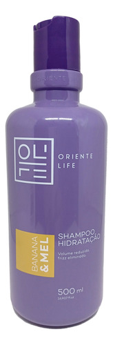 Shampoo Hidratante Limpeza Suave Banana E Mel Oriente Life