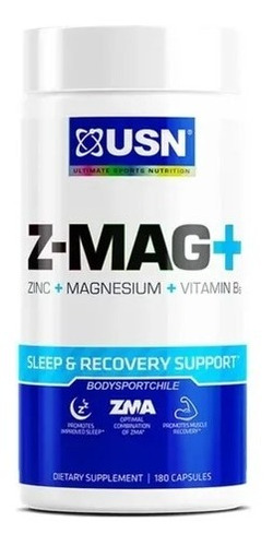 Z-mag+ Zma Usn 180 Capsulas Zinc, Magnesio & Vitamin B6