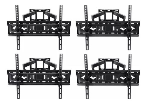 Base Tv Doble Brazo Articulado 32 A 75 40 Kg Max Kit 4 Pz