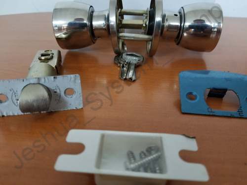 Manilla Cerradura Pomo Puerta Madera Habitacion Baño Llave