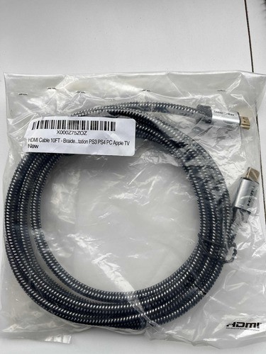 Cable Hdmi 3 Metros Mallado