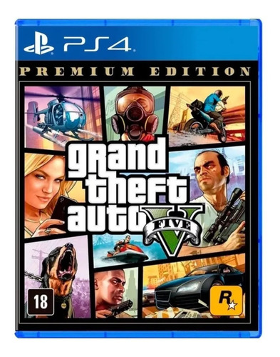 Grand Theft Auto V Gta 5 Premium Edition Ps4 Mídia Física