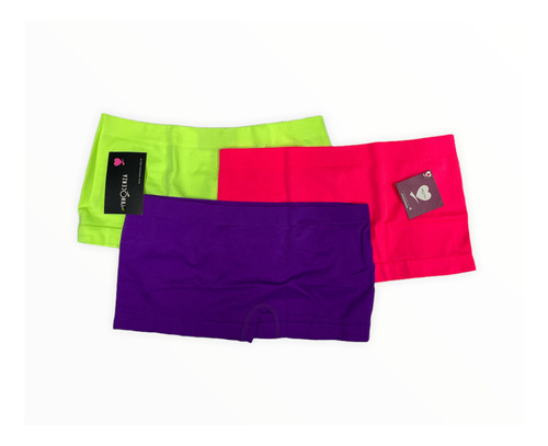 Short Sin Costura Pack X 3 Color Innocenza