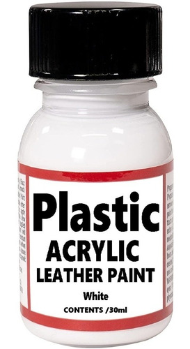 Pintura Para Cuero Plastic /acrilica X 30ml Blanco