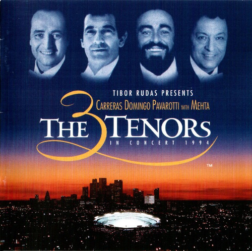 Cd  3 Tenors In Concert 1994 Carreras* Domingo* Pavarotti*