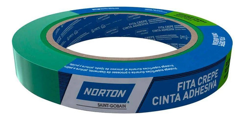 Fita Crepe Auto Restauro Verde 24mm X 40m Norton