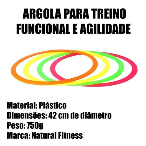 Imagem 6 de 6 de Kit Treino Agilidade Cones Escada Argolas De Circuito Corda